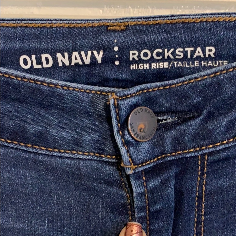 Old Navy High Rise Rockstar Jeans - Picture 3 of 5